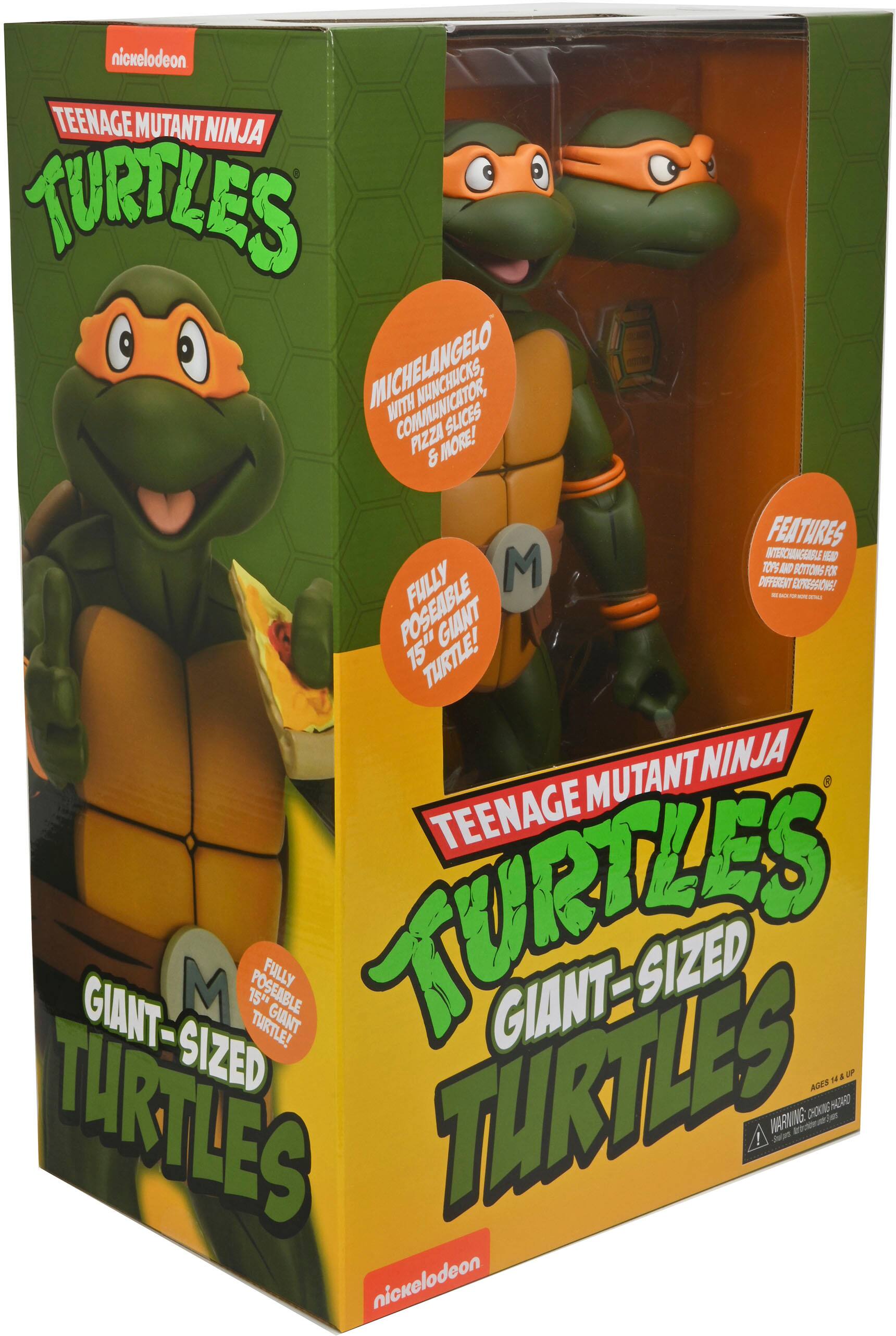 Alt View 12. NECA - Teenage Mutant Ninja Turtles (Cartoon)  ¼ Scale Action Figure - Giant Size Michelangelo.