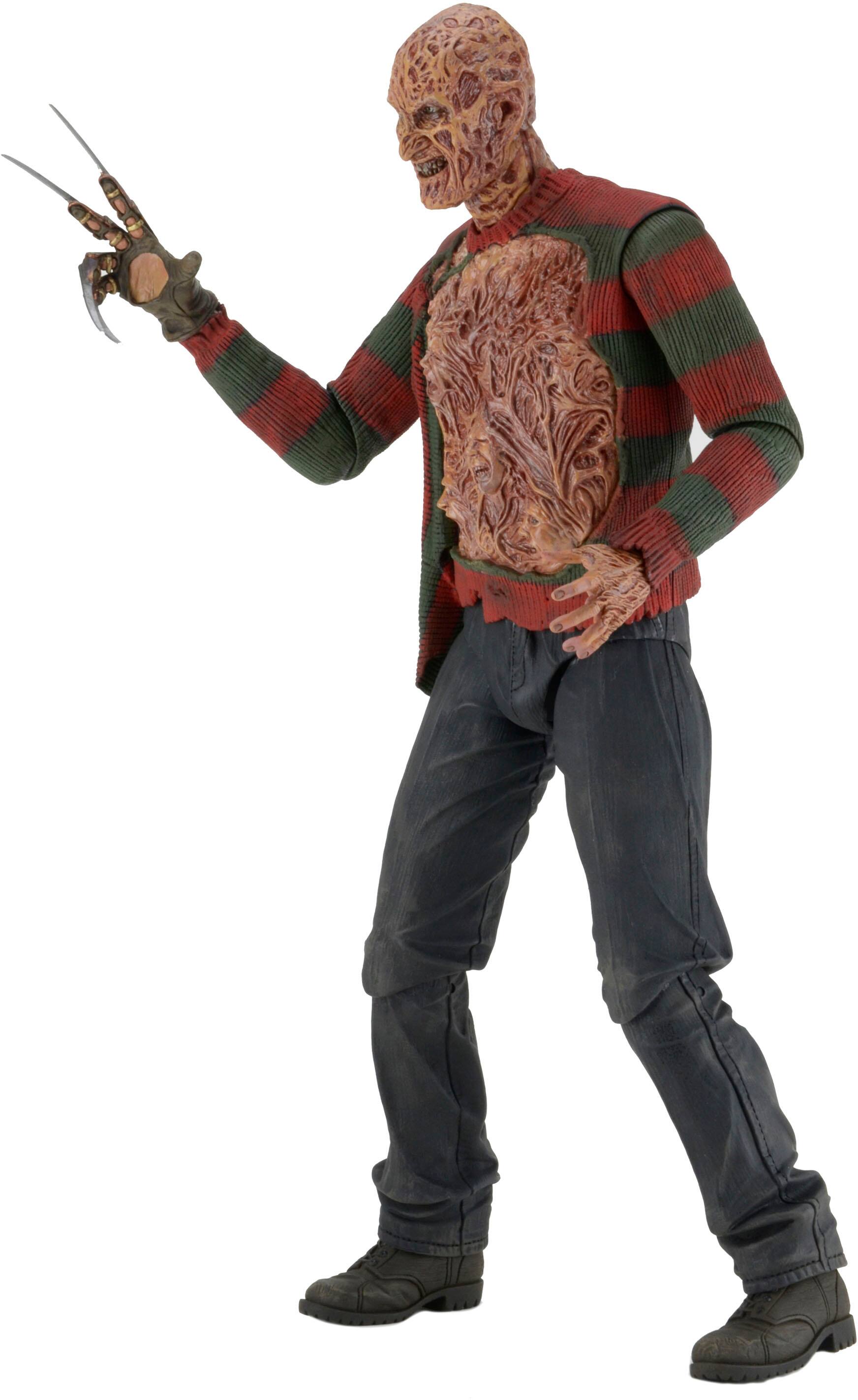 Left. NECA - Nightmare on Elm Street 18" Scale Figure - Dream Warrior Freddy.