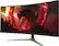 Left. Acer - Nitro ED340CU 34" Curved QHD 180Hz 1ms FreeSync Premium Gaming Monitor (DisplayPort, HDMI, Speakers) - Black.