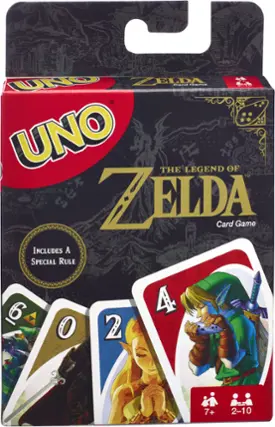 Front. Mattel - UNO The Legend of Zelda Card Game.