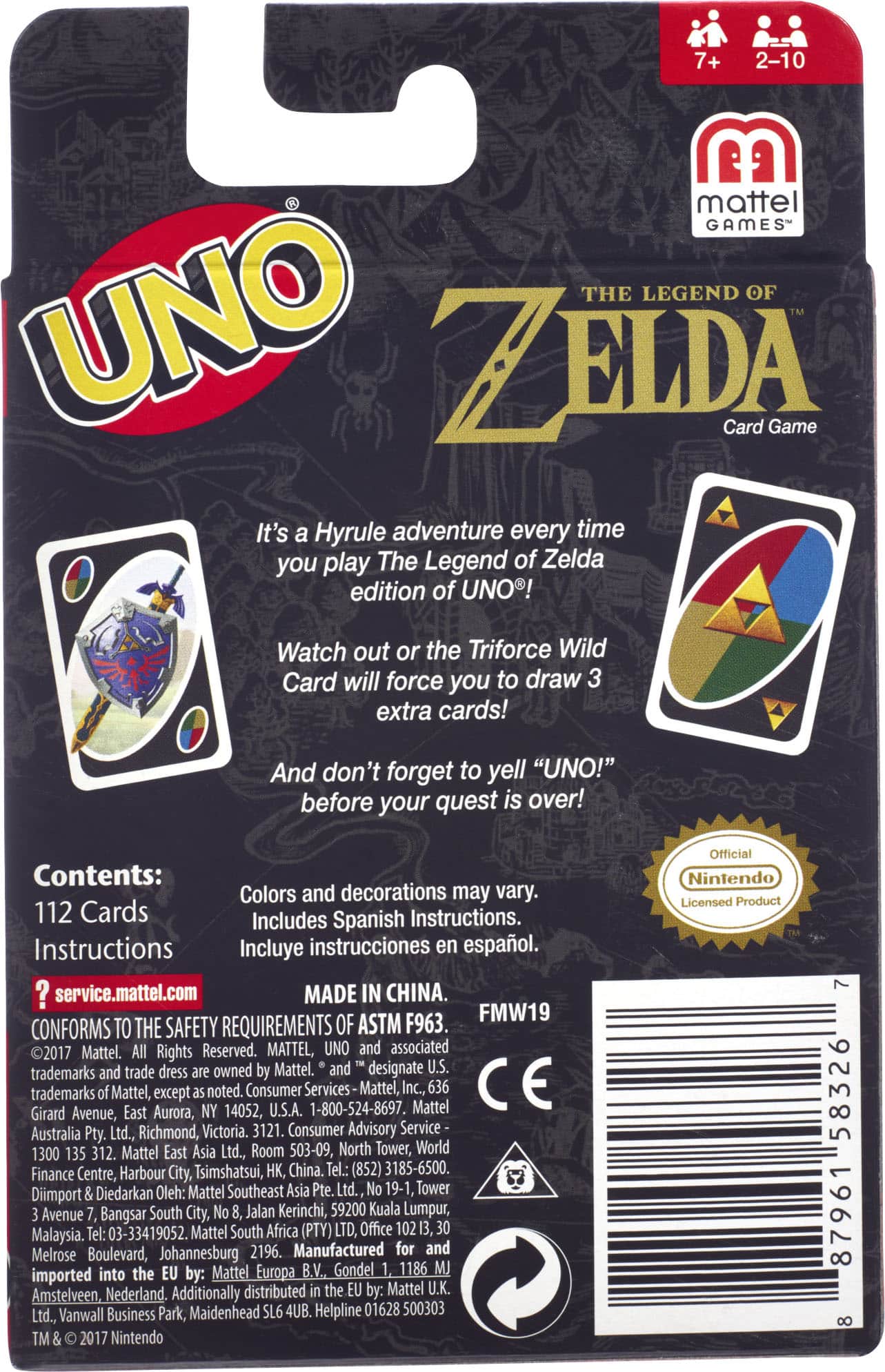 Alt View 11. Mattel - UNO The Legend of Zelda Card Game.