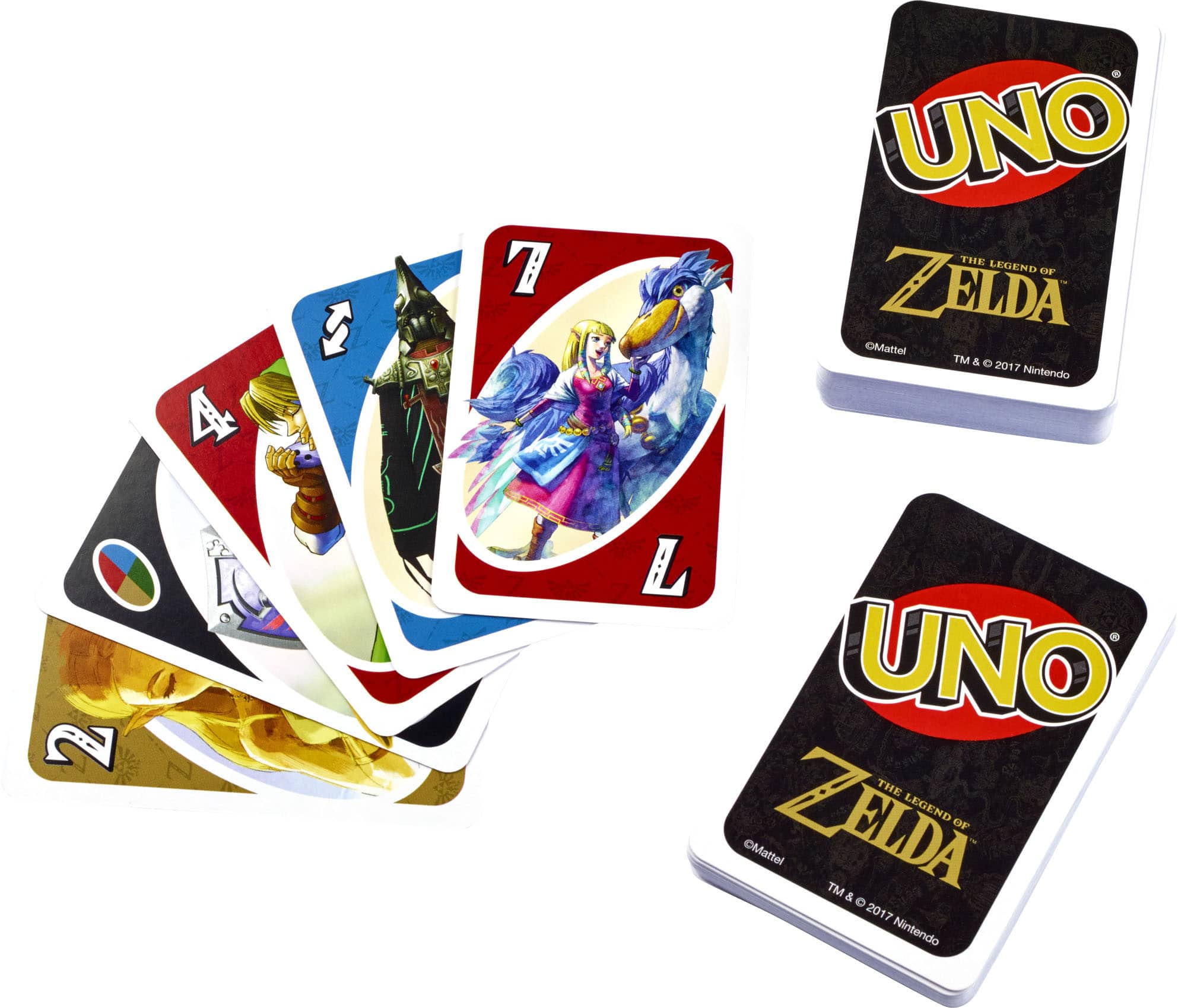 Angle. Mattel - UNO The Legend of Zelda Card Game.
