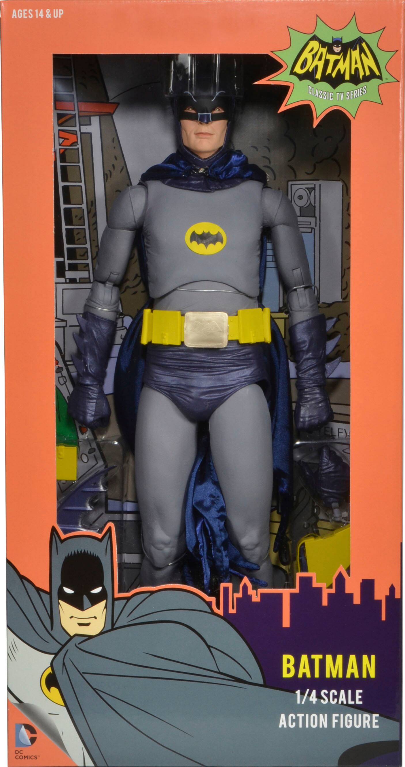 Angle. NECA - Batman 18" Scale Action Figure - 1966 (Adam West TV).