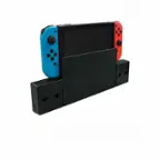 Front. Hyperkin - HyperPodium 4-Port Controller Base for GameCube - Black.