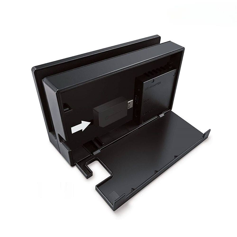 Angle. Hyperkin - AlphaStar Bluetooth Adapter for Nintendo Switch - Black.