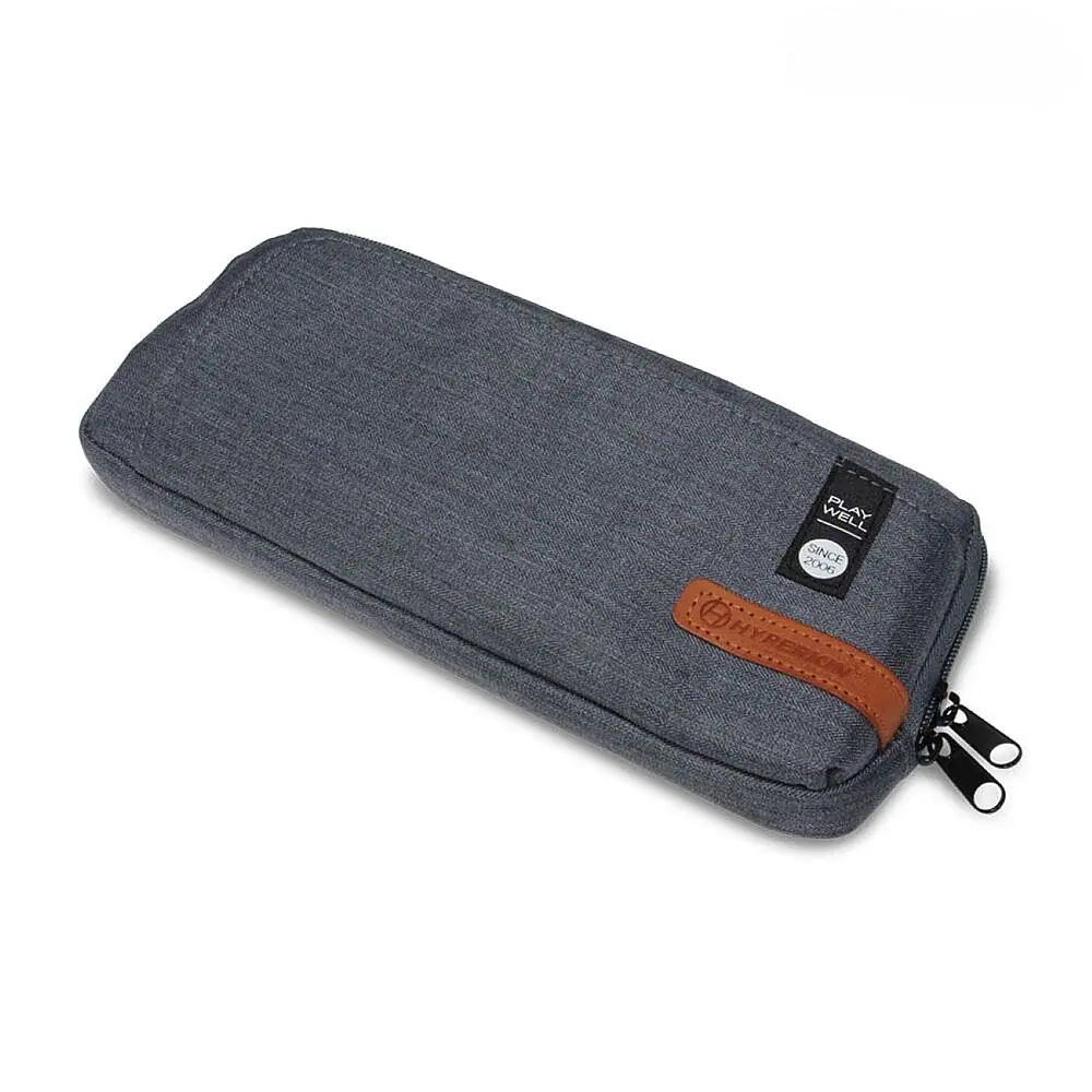 Back. Hyperkin - Voyager Carrying Case for Nintendo Switch/Nintendo Switch Lite - Gray.