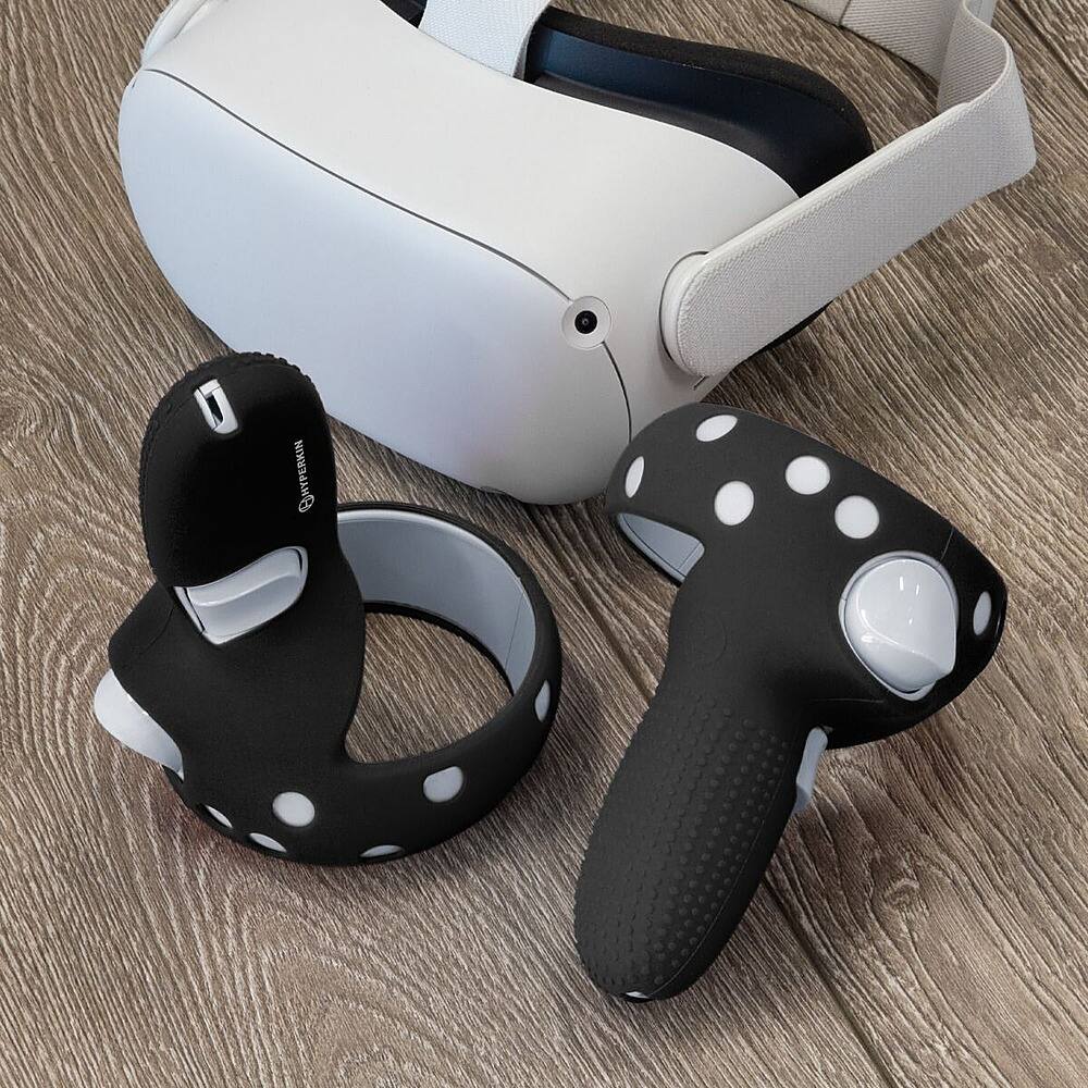 Angle. Hyperkin - GelShell Silicone Skins for Oculus Touch Controllers - Black.