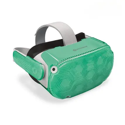 Front. Hyperkin - Headset and Strap Arm Protective Shells for Oculus Quest 2 - Fresh Mint.