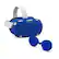 Front. Hyperkin - GelShell Headset Silicone Skin and Lens Cover Set for Oculus Quest 2 - Blue.
