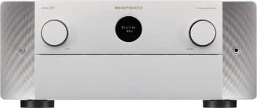Marantz - Cinema 30 140W 11.4-Ch. Bluetooth Capable with HEOS 8K Ultra HD A/V Home Theater Receiver with Alexa - Silver Gold