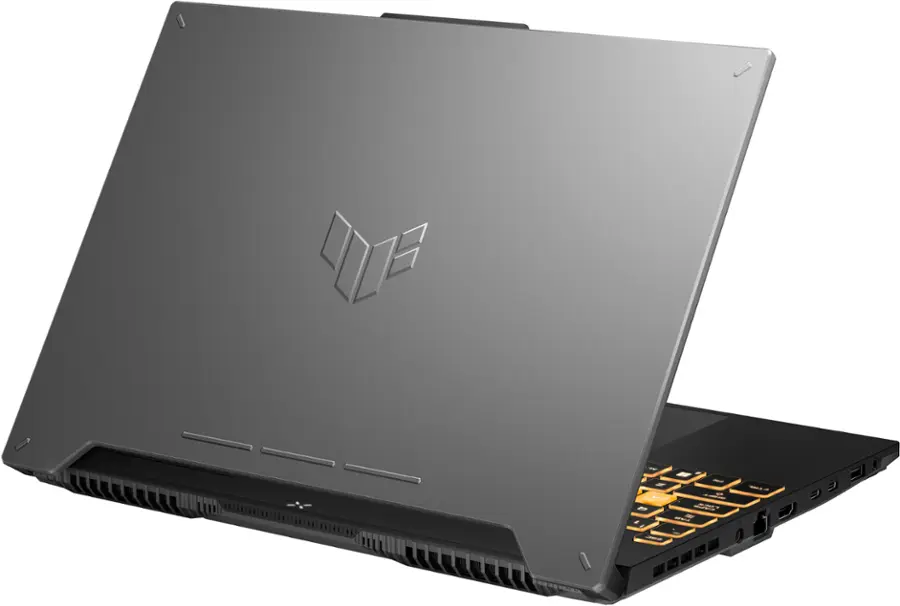 Alt View 7. ASUS - TUF 15.6" Gaming Laptop - Intel Core i7 with 16GB Memory - NVIDIA GeForce RTX 4070 - 1TB SSD - Mecha Grey.