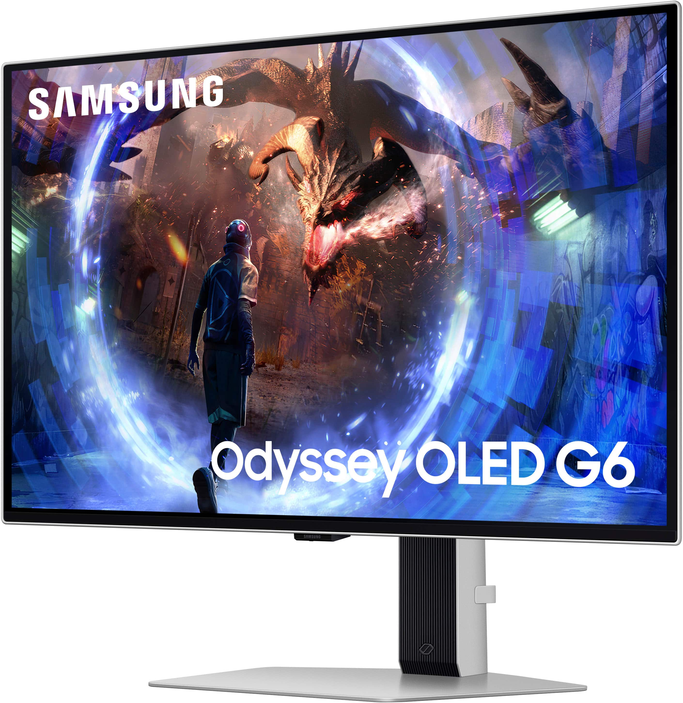 Samsung – 27″ Odyssey OLED G6 (G60SD) QHD 360Hz 0.03ms FreeSync™ Premium Pro Gaming Monitor with HDR – Silver Sansujyuku sansujyuku.com