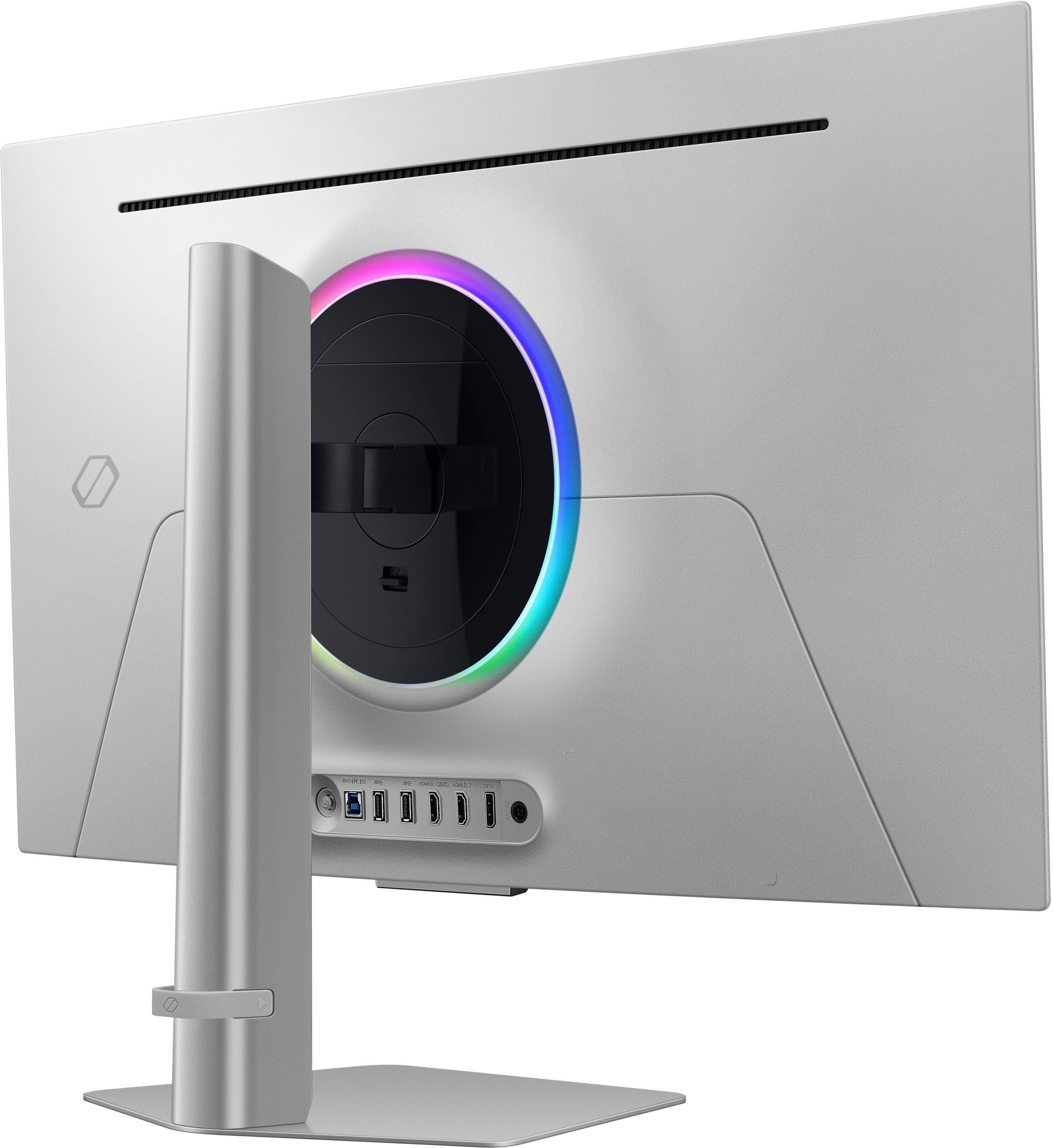 Alt View 18. Samsung - 32" Odyssey OLED G8 (G80SD) 4K UHD 240Hz 0.03ms Smart Gaming Monitor with HDR - Silver.