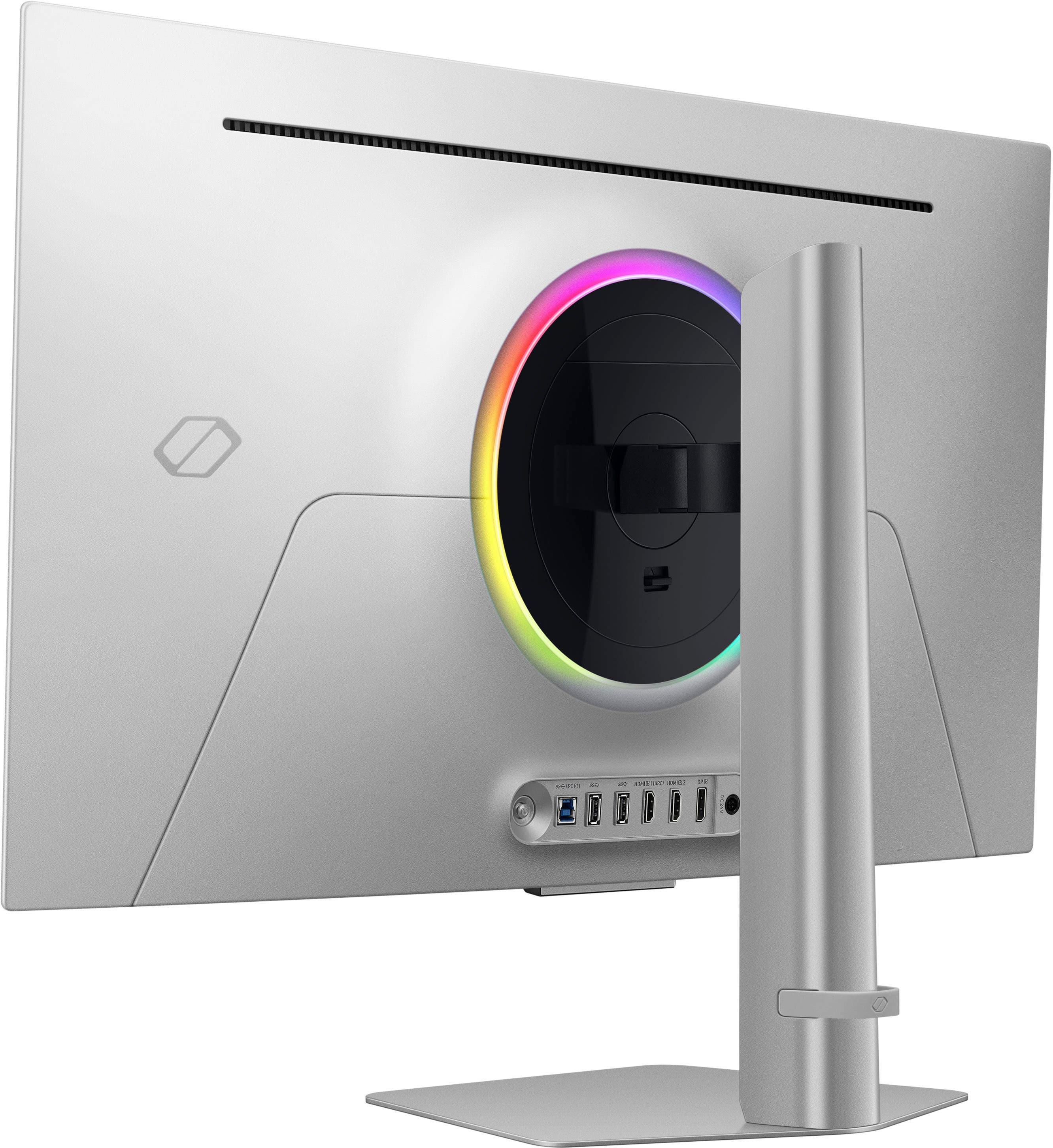 Alt View 19. Samsung - 32" Odyssey OLED G8 (G80SD) 4K UHD 240Hz 0.03ms Smart Gaming Monitor with HDR - Silver.