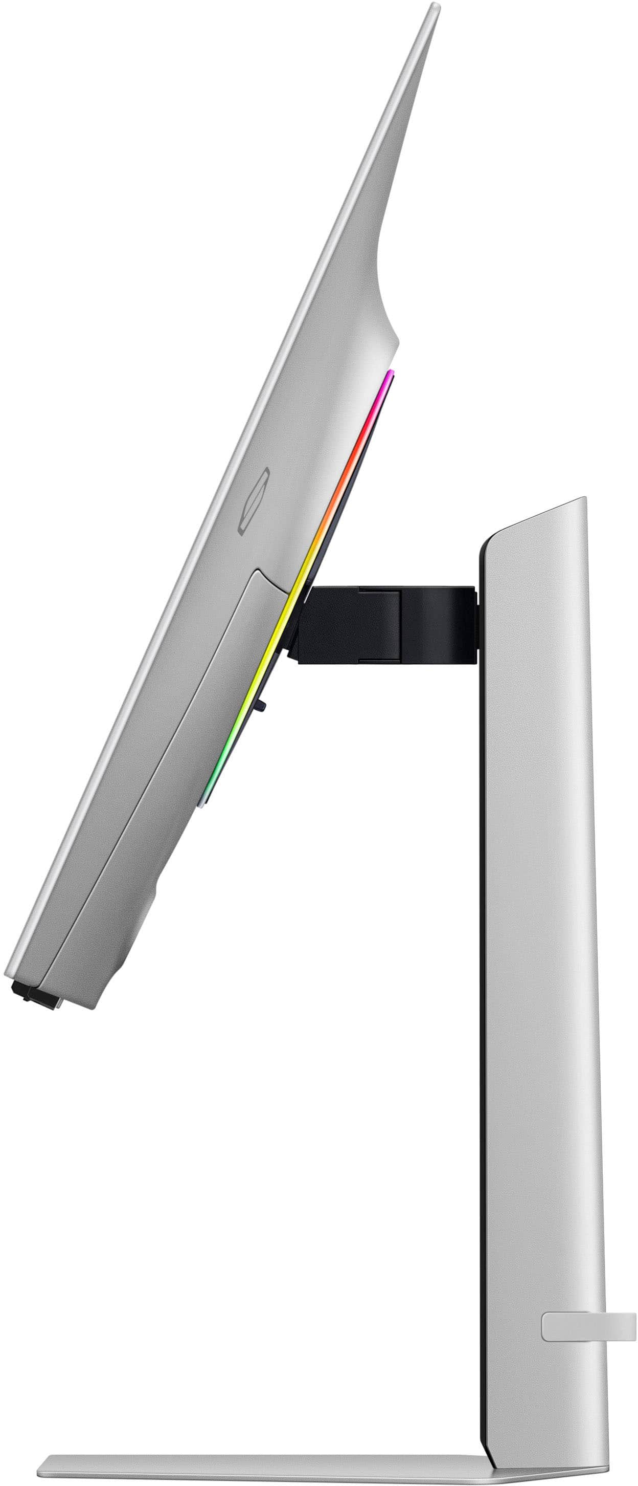 Alt View 22. Samsung - 32" Odyssey OLED G8 (G80SD) 4K UHD 240Hz 0.03ms Smart Gaming Monitor with HDR - Silver.