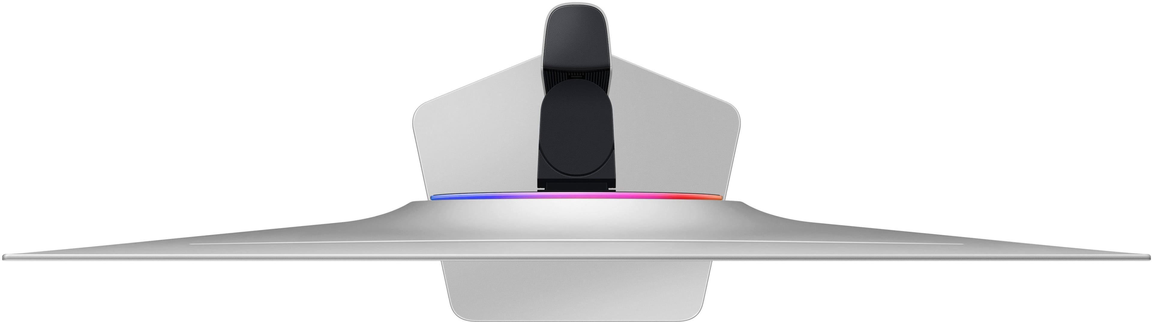 Alt View 24. Samsung - 32" Odyssey OLED G8 (G80SD) 4K UHD 240Hz 0.03ms Smart Gaming Monitor with HDR - Silver.