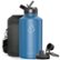 Angle. Buzio - 64oz Insulated Water Bottle with Straw Lid and Spout Lid - Blue.