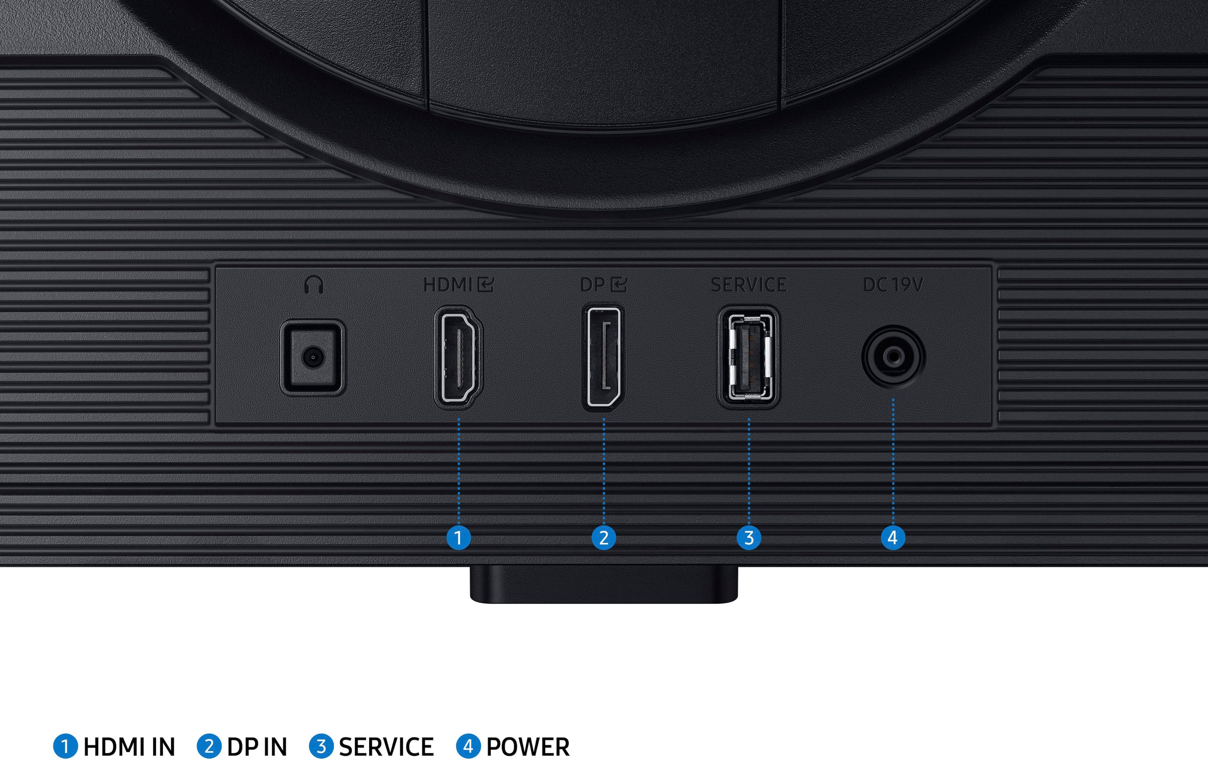 Alt View 18. Samsung - Odyssey G50D 27" QHD IPS 180Hz 1ms AMD FreeSync Gaming Monitor with HDR 400 (DisplayPort, HDMI) - Black.