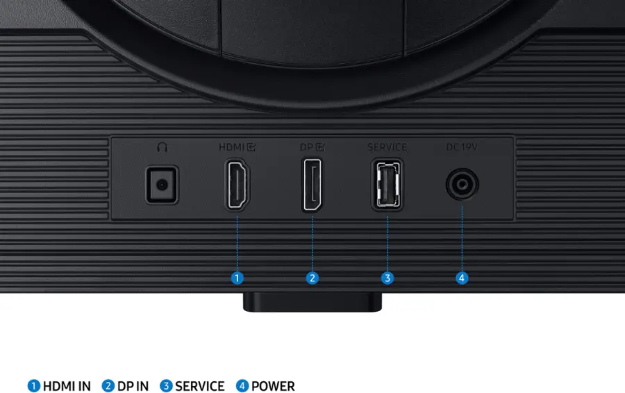 Alt View 18. Samsung - Odyssey G50D 27" QHD IPS 180Hz 1ms AMD FreeSync Gaming Monitor with HDR 400 (DisplayPort, HDMI) - Black.