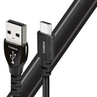 AudioQuest - 0.75M Carbon 2.0 C>A USB Cable - Gray/Black - Front_Zoom