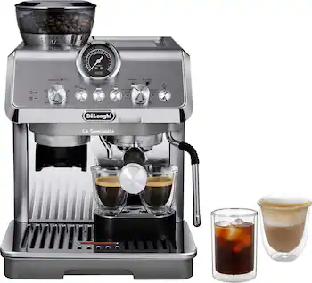 Front. De'Longhi - La Specialista Arte Evo Espresso Machine with Cold Brew - Stainless Steel.