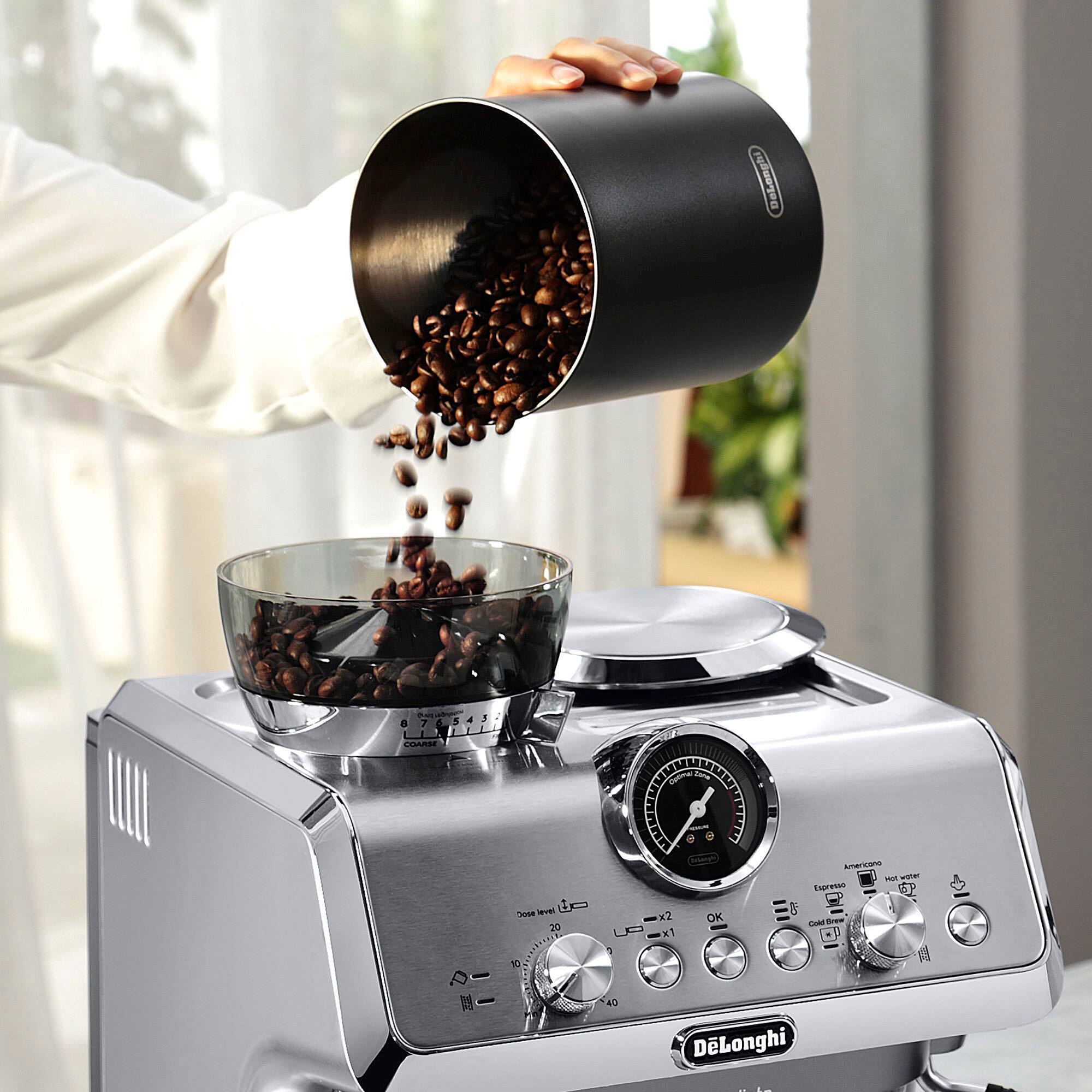 Alt View 11. De'Longhi - La Specialista Arte Evo Espresso Machine with Cold Brew - Stainless Steel.