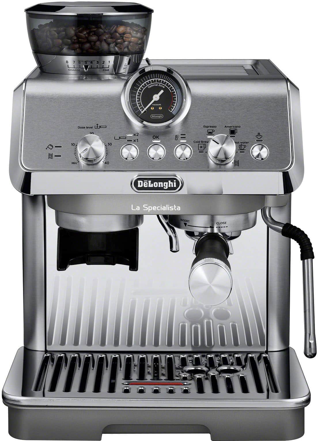 Alt View 1. De'Longhi - La Specialista Arte Evo Espresso Machine with Cold Brew - Stainless Steel.