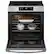 Alt View 26. GE - 5.3 Cu. Ft. Slide-In Electric Convection Range with Steam Cleaning and EasyWash Oven Tray - Stainless Steel.