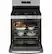 Alt View 20. GE - 5.3 Cu. Ft. Freestanding Gas Range with Self-Clean and Steam Cleaning Option and Crisp Mode - Stainless Steel.