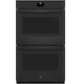 GE - 30" Built-In Electric Convection Double Wall Oven with No Preheat Air Fry - Black