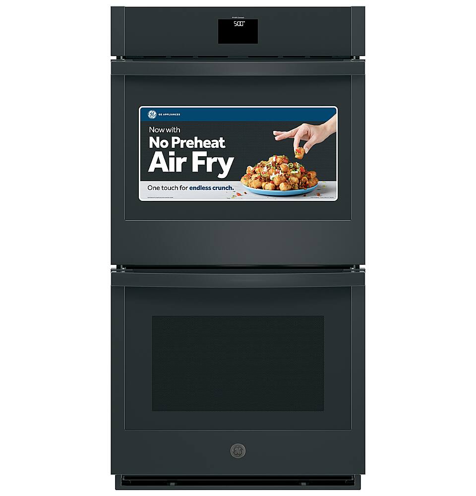 The text on the image reads: "No Preheat Air Fry One touch for endless crunch."