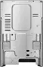 Left. GE - 5.3 Cu. Ft. Freestanding Electric Range with Self-Clean and Steam Cleaning Option and Crisp Mode - Stainless Steel/Black.