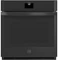 GE - 27" Smart Built-In Single Electric Convection Wall Oven with Self-Clean, Steam Clean, and No Preheat Air Fry - Black