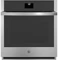 GE - 27" Smart Built-In Single Electric Convection Wall Oven with Self-Clean, Steam Clean, and No Preheat Air Fry - Stainless Steel