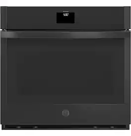 GE - 30" Built-In Single Electric Convection Wall Oven with No Preheat Air Fry - Black