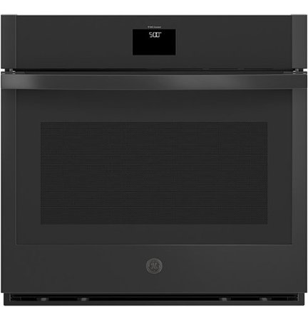 GE - 30" Built-In Single Electric Convection Wall Oven with No Preheat Air Fry - Black