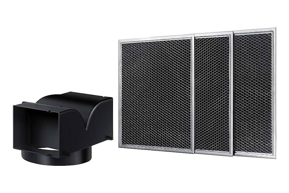 Front. Samsung - Recirculation Kit for 5 Series Range Hoods - Black.