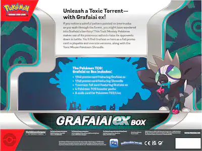 Pokemon Grafaiai ex Box Pokemon Grafaiai ex Box