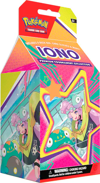 pokemon trading card tournament Pokmon: Iono Premium Collection ready to shuffle up and play. Pokemon Trading Card Game -