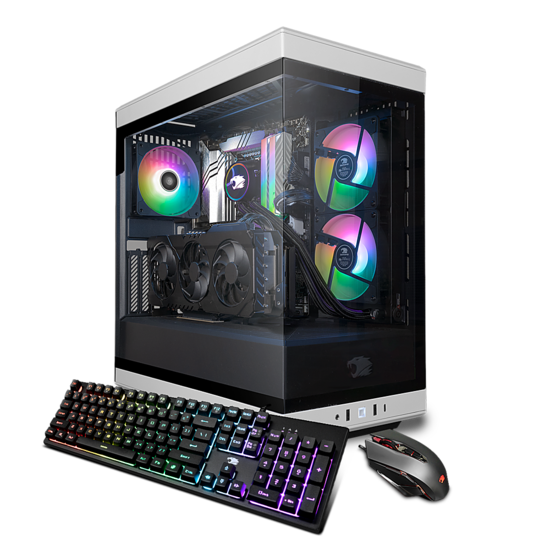 iBUYPOWER Y40 Gaming Desktop Intel Core i7 14700KF 32GB DDR5 RGB GeForce  RTX 4070 Ti Super 16GB 2TB NVMe White Y40WI7N47TS01 - Best Buy