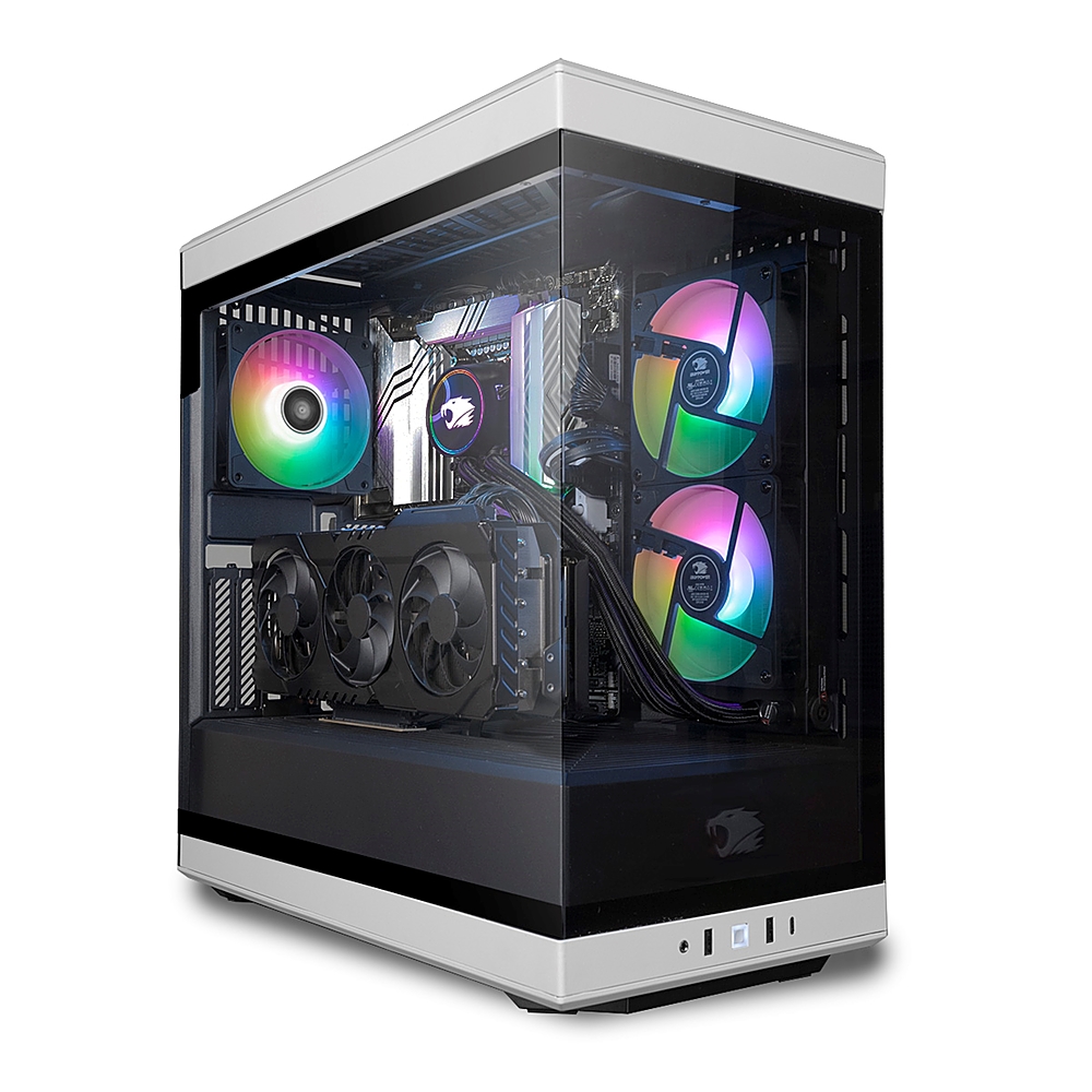 iBUYPOWER Y40 Series Gaming Desktop Intel Core i7-14700F 32GB Memory NVIDIA  GeForce RTX 4070 8GB 2TB NVMe White Y40WI7N4702 - Best Buy