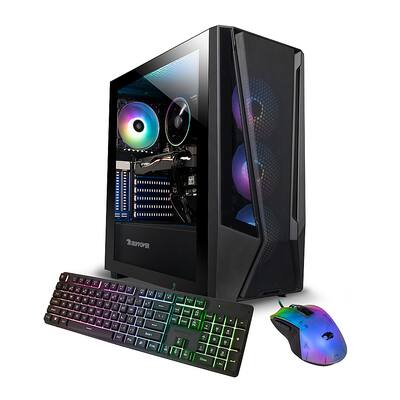 iBUYPOWER Trace 7 Mesh Gaming Desktop AMD Ryzen 7 5700 16GB DDR4 iBUYPOWER Trace 7 Mesh Gaming Desktop AMD Ryzen 7 5700 16GB DDR4