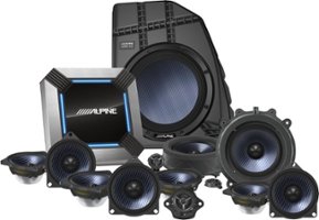 Alpine - 13-Speaker Complete Sound System Upgrade for 2022-2023 Tesla Model Y - Black - Front_Zoom