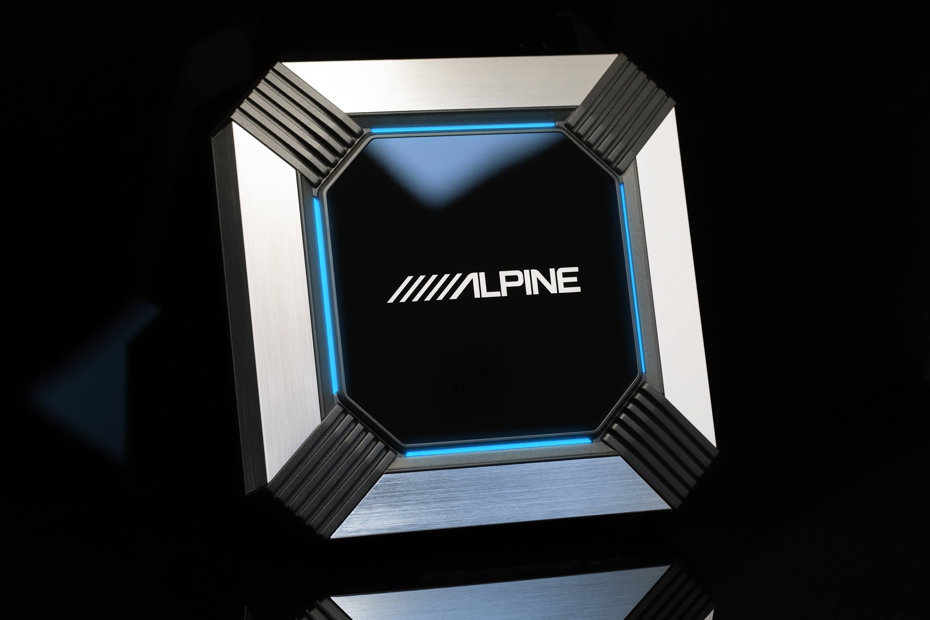 Alt View 16. Alpine - 11-Speaker Complete Sound System Upgrade for 2022-Up Tesla Model 3 - Black.