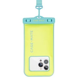 Case-Mate - Waterproof Floating Phone Pouch for Most Cell Phones - Citrus Splash - Front_Zoom