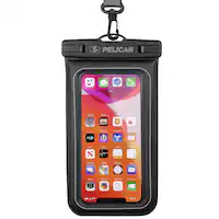 Pelican - Waterproof Floating Phone Pouch for Most Cell Phones - Stealth Black - Front_Zoom