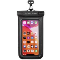 Pelican - Waterproof Floating Phone Pouch for Most Cell Phones - Stealth Black - Front_Zoom