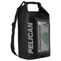 Pelican - Waterproof Phone Dry Bag  5L for Most Cell Phones - Stealth Black - Front_Zoom