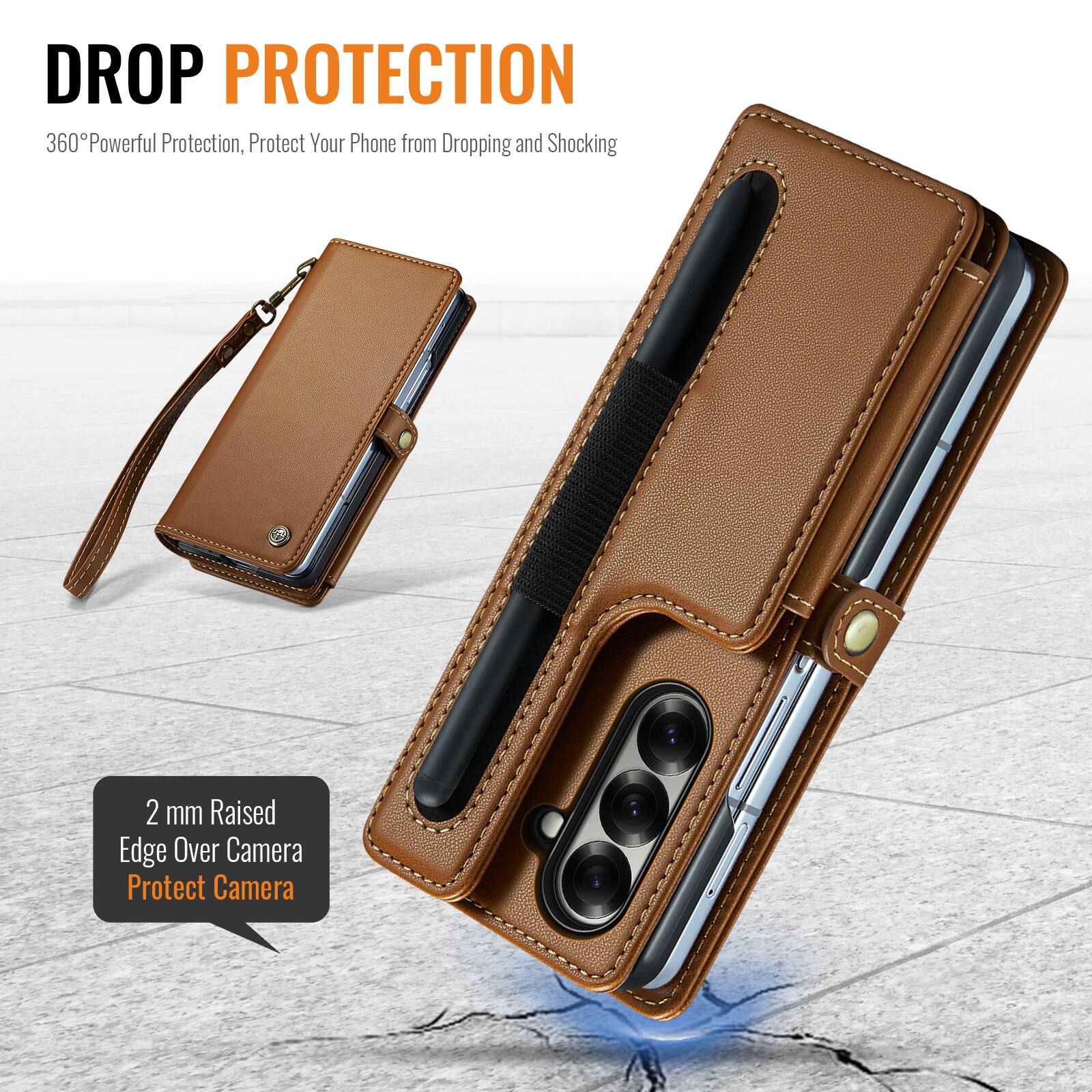 DROP PROTECTION  
360° Powerful Protection, Protect Your Phone from Dropping and Shocking  

2 mm Raised Edge Over Camera Protect Camera