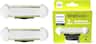 Philips Norelco - OneBlade Intimate Replacement Blade 2 pack - White, Silver